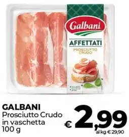Coop GALBANI Prosciutto Crudo in vaschetta offerta