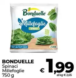 Coop BONDUELLE Spinaci Millefoglie offerta