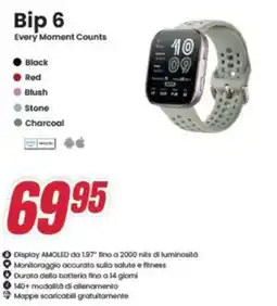 Trony amazfit Bip 6 offerta