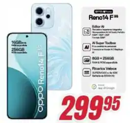 Trony Oppo Reno14 F 5G offerta