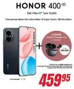 Trony HONOR 400 5G offerta