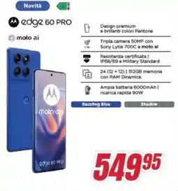 Trony motorola edge 60 pro offerta