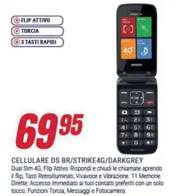 Trony Brondi cellulare ds br/strike4G/darkgrey offerta