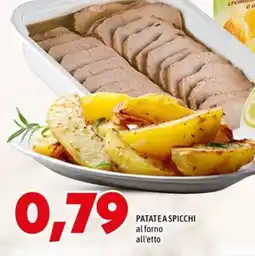 MEGA PATATE A SPICCHI al forno offerta