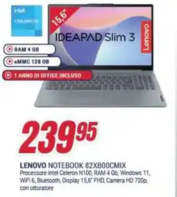 Trony LENOVO NOTEBOOK 82XB00CMIX offerta