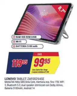 Trony LENOVO TABLET ZAF00254SE offerta