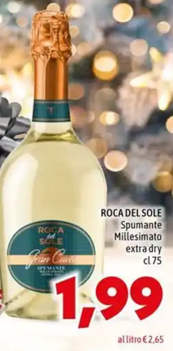 MEGA ROCA DEL SOLE Spumante Millesimato extra dry offerta
