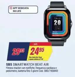 Trony Sbs smartwatch beat air offerta