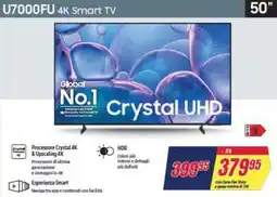Trony SAMSUNG U7000FU 4K Smart TV offerta