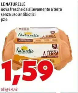 MEGA LE NATURELLE uova fresche da allevamento a terra senza uso antibiotici offerta