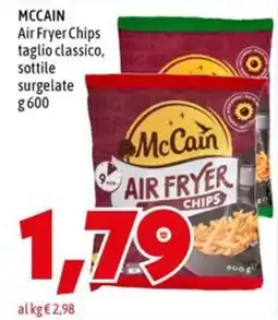 MEGA MCCAIN Air Fryer Chips taglio classico, sottile surgelate offerta