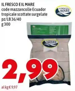 MEGA IL FRESCO E IL MARE selex code mazzancolle Ecuador tropicale scottate surgelate offerta
