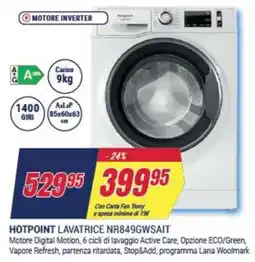 Trony HOTPOINT LAVATRICE NR849GWSAIT offerta