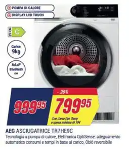 Trony AEG ASCIUGATRICE TR7HE9C offerta