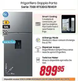 Trony SAMSUNG Frigorifero Doppia Porta Serie 7300 RT53DG7B14S9 offerta