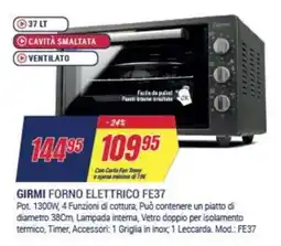 Trony GIRMI FORNO ELETTRICO FE37 offerta