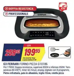 Trony G3 FERRARI FORNO PIZZA G10186 offerta