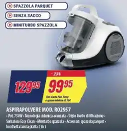Trony Rowenta ASPIRAPOLVERE MOD. RO2957 offerta