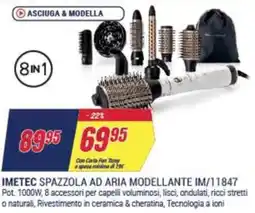 Trony IMETEC SPAZZOLA AD ARIA MODELLANTE IM/11847 offerta