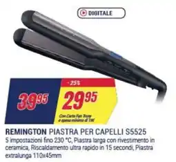 Trony REMINGTON PIASTRA PER CAPELLI S5525 offerta