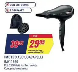 Trony IMETEC ASCIUGACAPELLI IM/11860 offerta