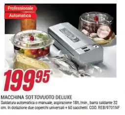 Trony Reber macchina sottovuoto deluxe offerta