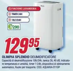 Trony Olimpia splendid deumidificatore offerta