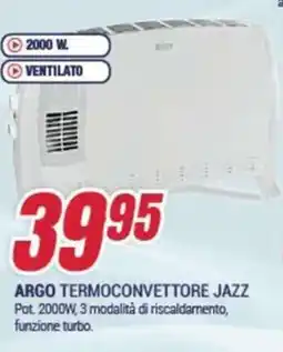 Trony Argo termoconvettore jazz offerta