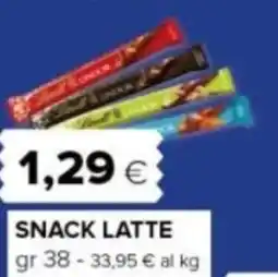 Oasi Lindt snack latte offerta