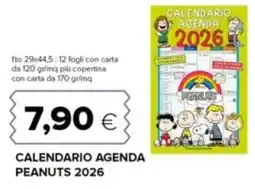 Oasi Calendario agenda peanuts 2026 offerta