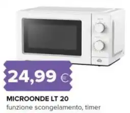 Oasi Microonde funzione scongelamento, timer offerta