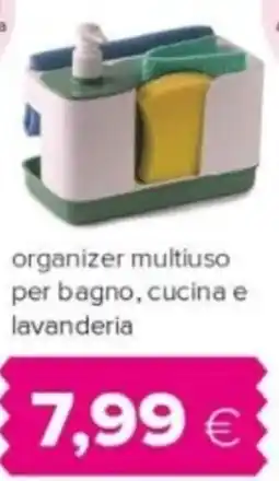 Oasi Linea snips riordino casa: organizer multiuso per bagno, cucina e lavanderia offerta