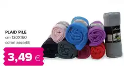 Oasi Plaid pile offerta