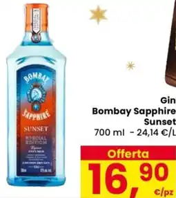 Despar Gin Bombay Sapphire Sunset offerta