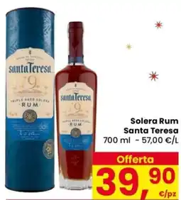 Despar Solera Rum Santa Teresa offerta