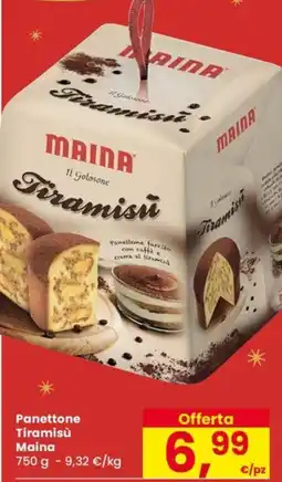 Despar Panettone Tiramisù Maina offerta