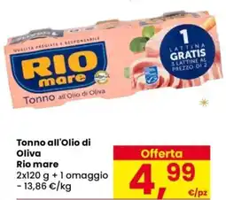 Despar Tonno all'Olio di Oliva Rio mare offerta