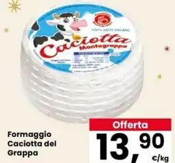 Despar Formaggio Caciotta del Grappa offerta