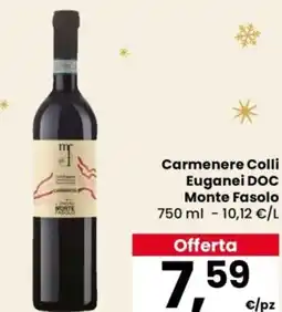 Despar Carmenere Colli Euganei DOC Monte Fasolo offerta