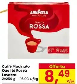 Despar Caffè Macinato Qualità Rossa Lavazza offerta