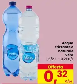 Despar Acqua frizzante o naturale Vera offerta