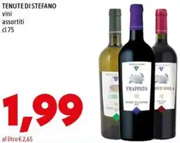 MEGA TENUTE DI STEFANO vini offerta