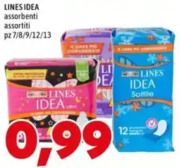 MEGA LINES IDEA assorbenti offerta