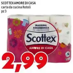 MEGA SCOTTEXAMORE DI CASA carta da cucina Rotoli offerta