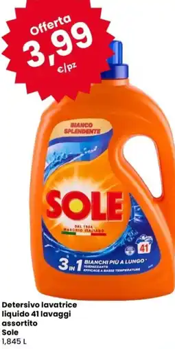 Despar Detersivo lavatrice liquido Sole offerta