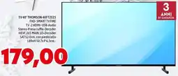 MEGA TV 40" THOMSON 40FT2S15 FHD-SMART TV FIRE offerta