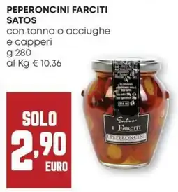 Pam Peperoncini farciti satos con tonno o acciughe e capperi offerta