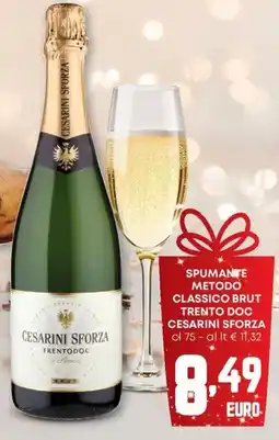 Pam Spumante metodo classico brut trento doc CESARINI SFORZA offerta