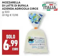 Pam Mozzarella di latte di bufala azienda agricola circe offerta