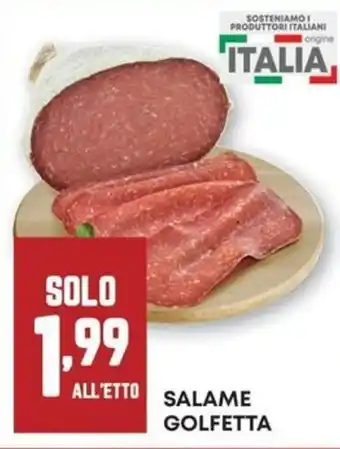 Pam Salame golfetta offerta
